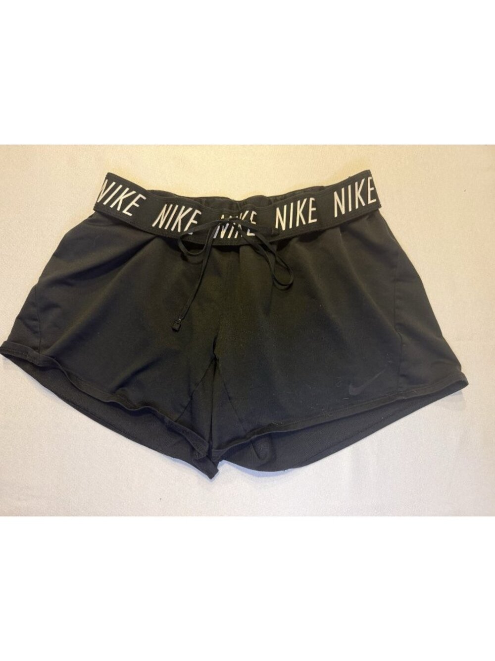 Nike Women's Dri-Fit Running Shorts Athletic Workout Gym Black Size M